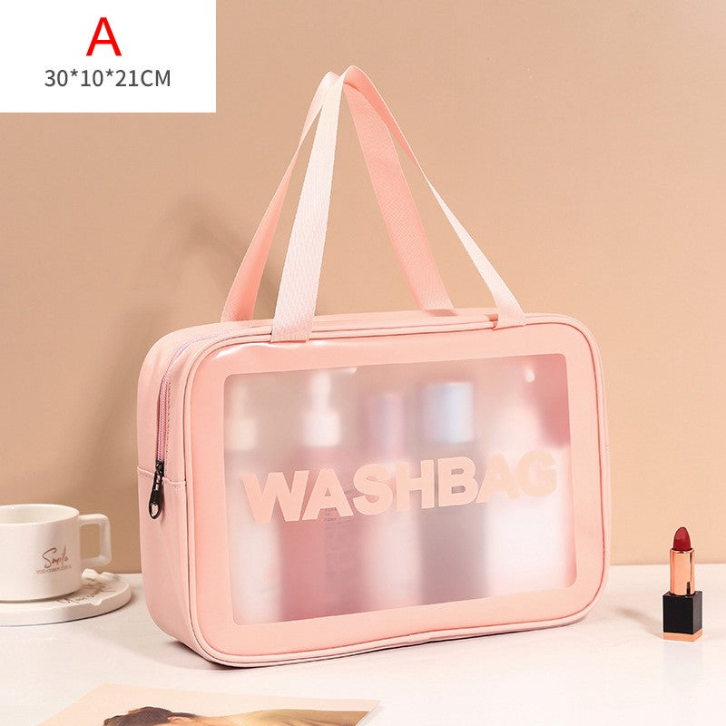 Necessaire Transparente Impermeável para Viagem – Bolsa de Maquiagem PVC