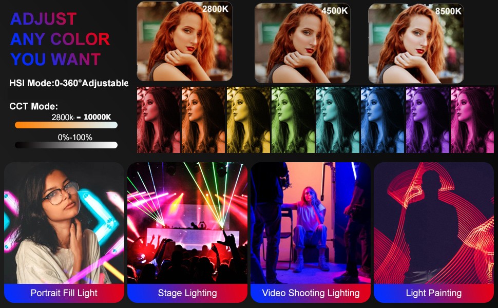 SOKANI X8 / X15 / X25 RGB – Bastão de Luz LED para Foto, Vídeo e Streaming