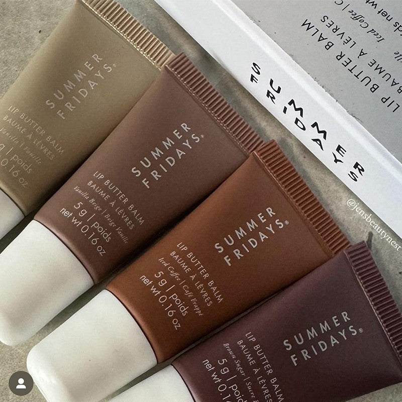 Bálsamo Labial Summer Fridays Verão – Hidratante com Brilho Espelhado Baunilha