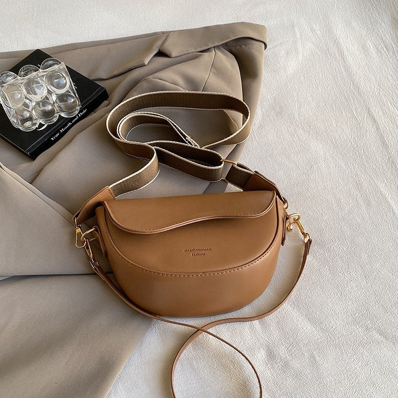Bolsa Feminina Vintage Sela em Couro PU – Ombro e Transversal