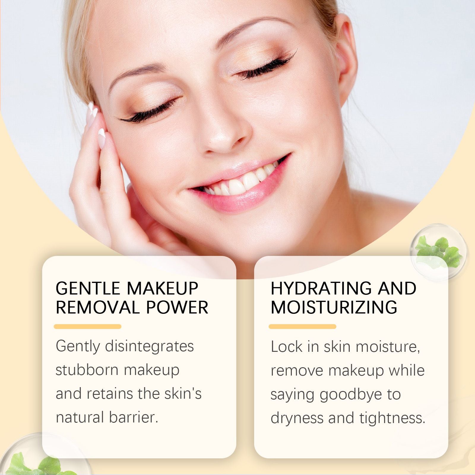 Óleo de Limpeza Facial Centella 100ml – Removedor de Maquiagem com Vitamina E
