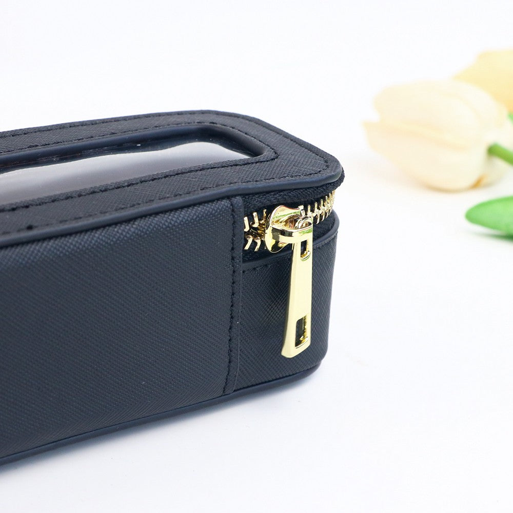 Necessaire Transparente Personalizada com Nome – Estojo para Pincéis em PU
