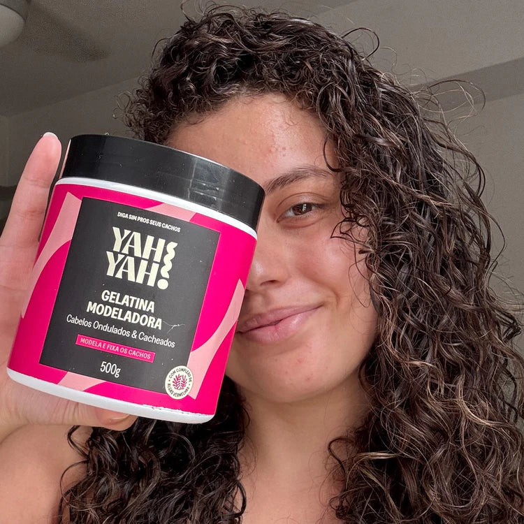 Gelatina Modeladora Yah Yah! – Alta Definição e Controle de Frizz 500g