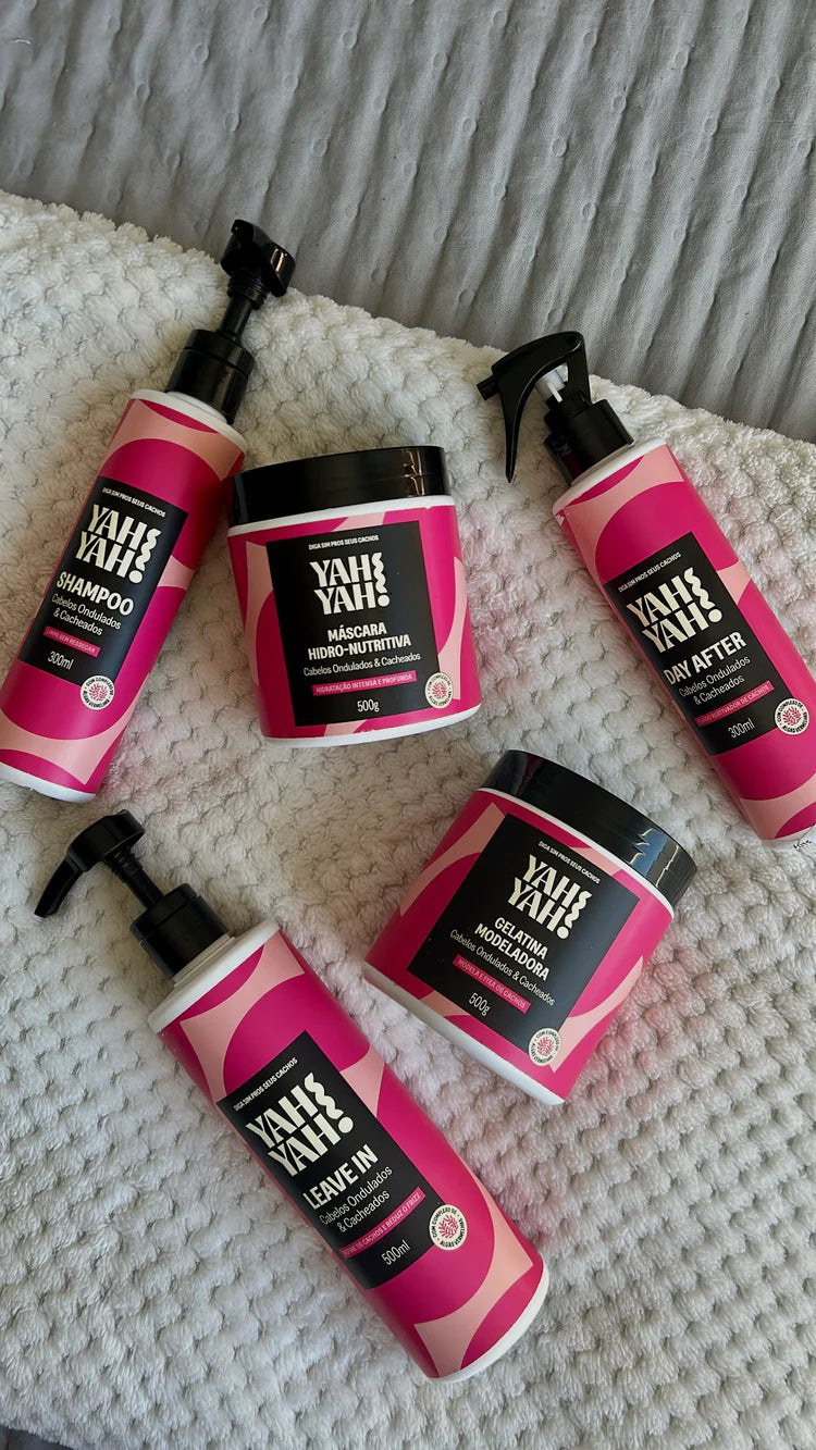 Kit Rotina Completa Yah Yah! Cacheados – Tratamento, Definição e Day After