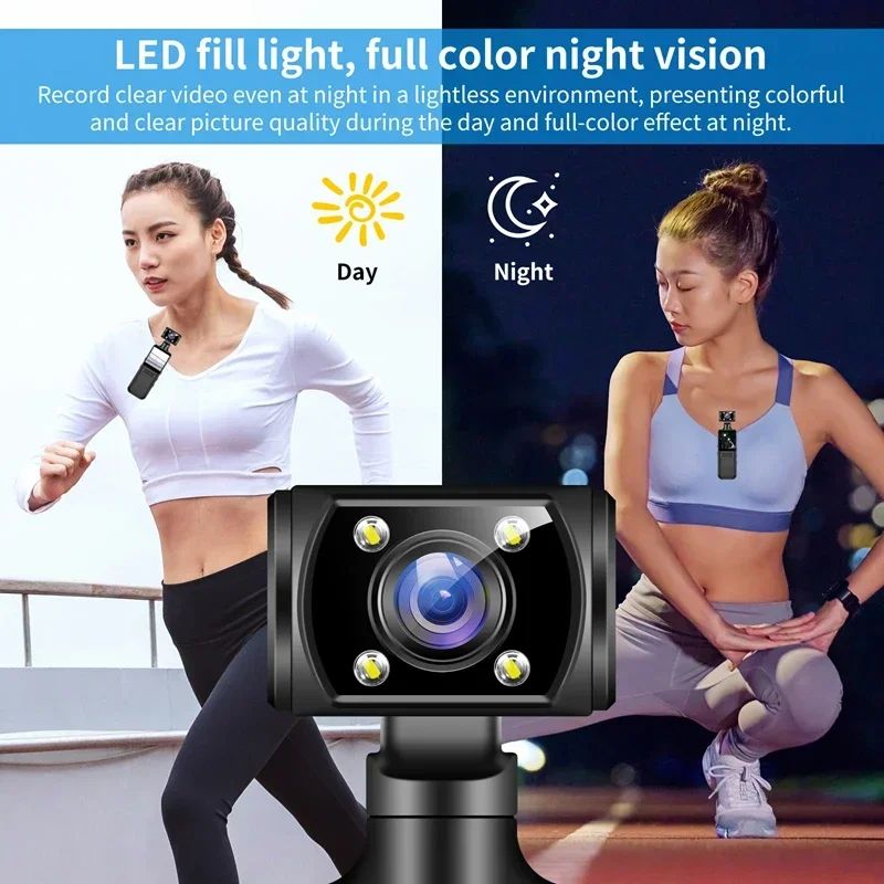 Mini Câmera Esportiva 4K Wi-Fi HD Grande Angular 180° com Estabilização