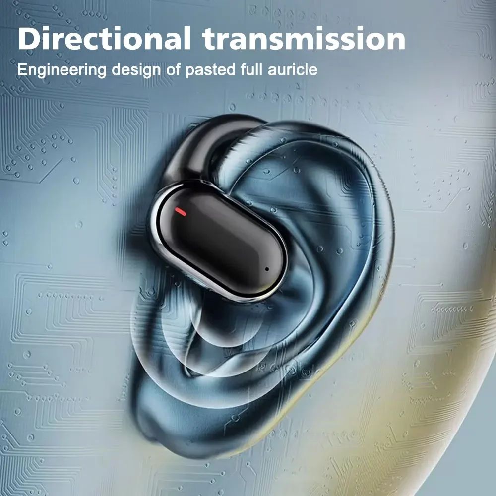 Fone Bluetooth 5.3 Earhook Esportivo com Microfone e Estojo de Carga
