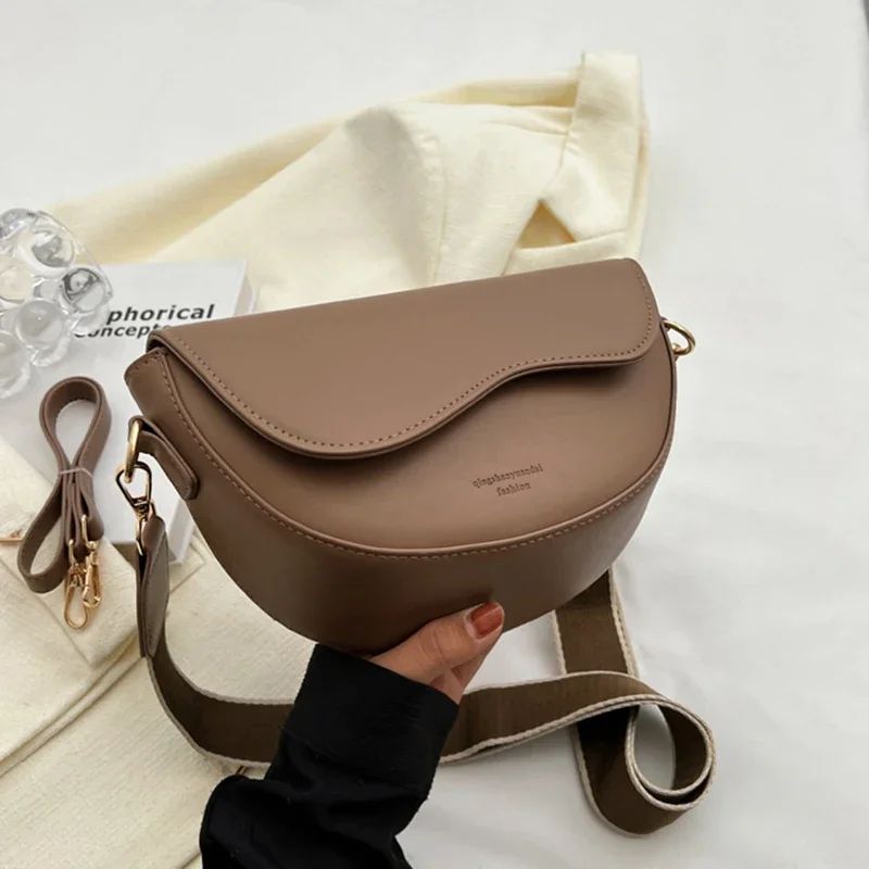 Bolsa Feminina Vintage Sela em Couro PU – Ombro e Transversal