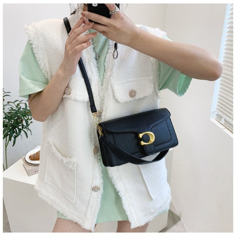 Bolsa de Ombro Elegante com Duas Alças + Mini Bolsa – Modelo 2025