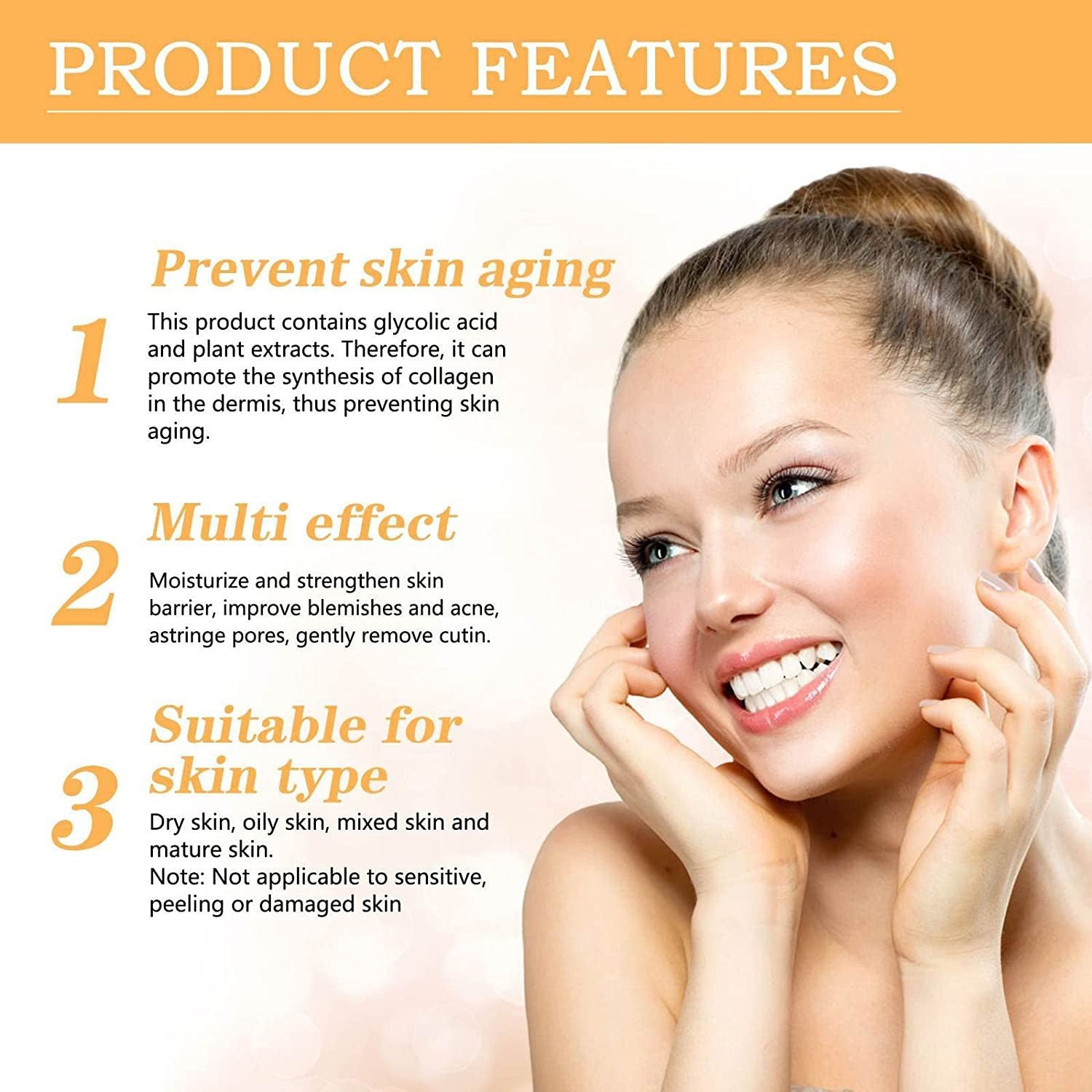 Tônico Facial Ácido Glicólico 7% 100ml – Controle de Acne e Renovação da Pel