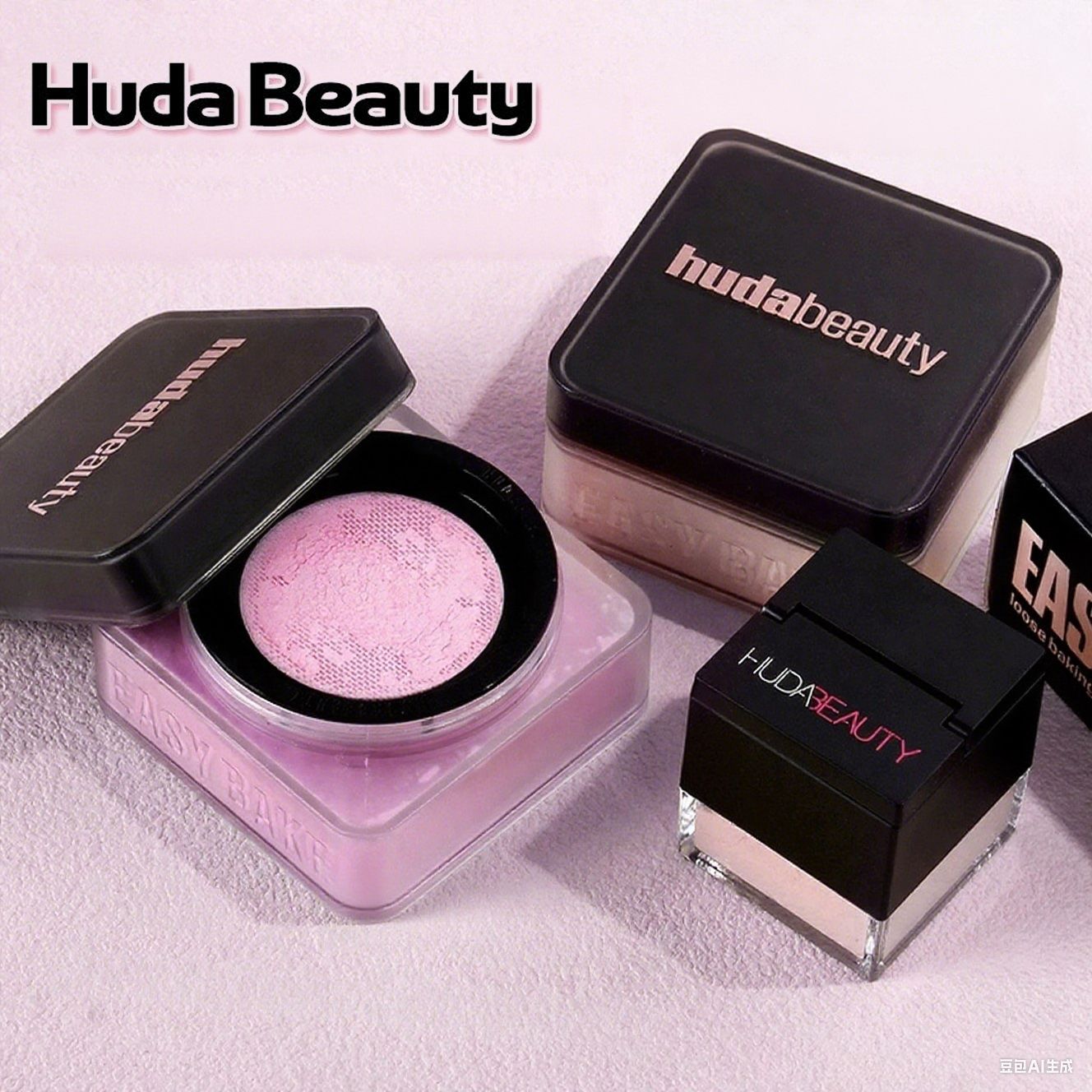 Huda Beauty Pó Solto Fixador – Controle de Oleosidade e Longa Duração