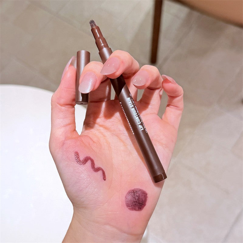 Huda Beauty Lápis Contorno Labial Matte – Longa Duração e Alta Pigmentação
