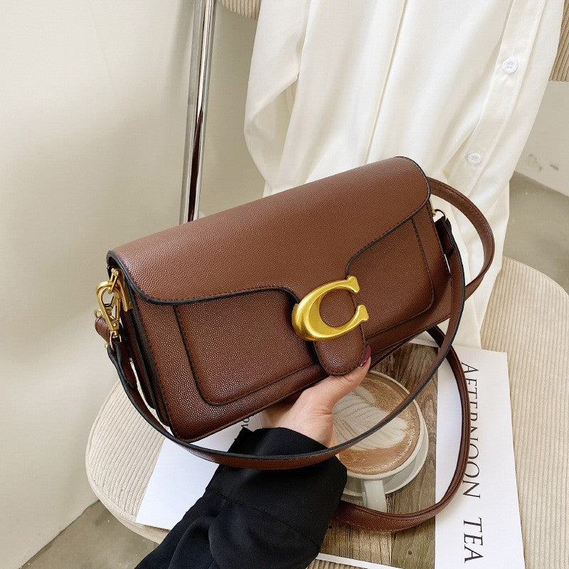 Bolsa de Ombro Elegante com Duas Alças + Mini Bolsa – Modelo 2025