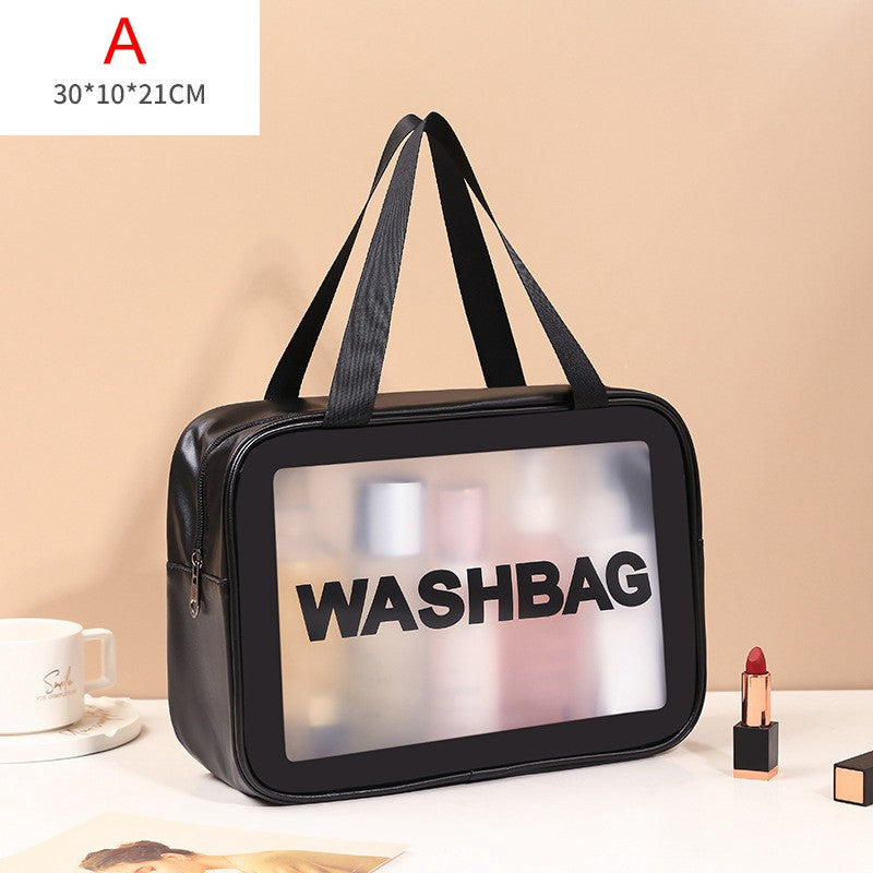 Necessaire Transparente Impermeável para Viagem – Bolsa de Maquiagem PVC