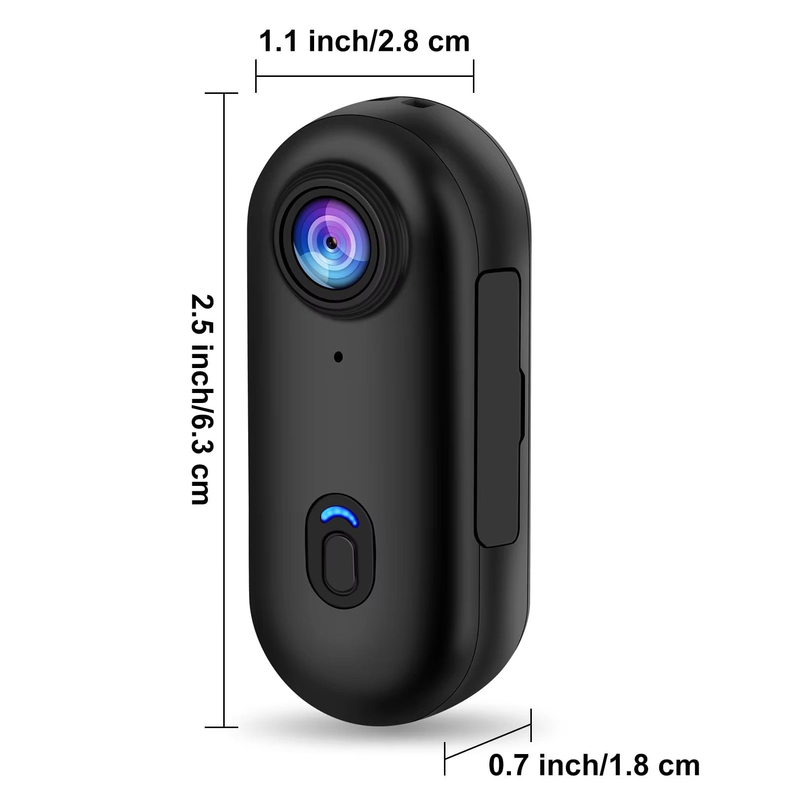 Mini Câmera de Ação 4K Wi-Fi à Prova d’Água com Estabilização – Moto, Bike e Aventuras