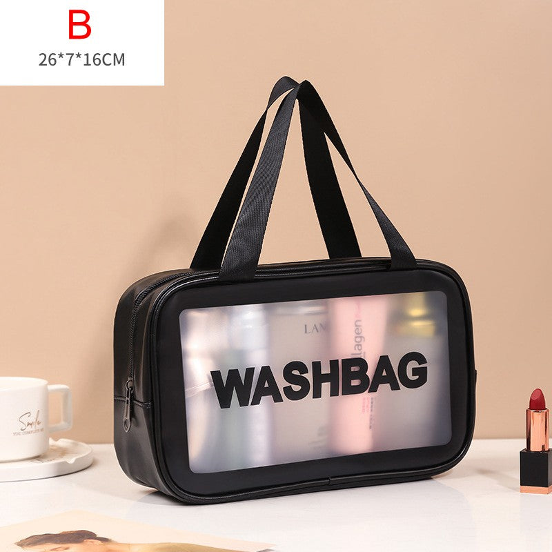 Necessaire Transparente Impermeável para Viagem – Bolsa de Maquiagem PVC
