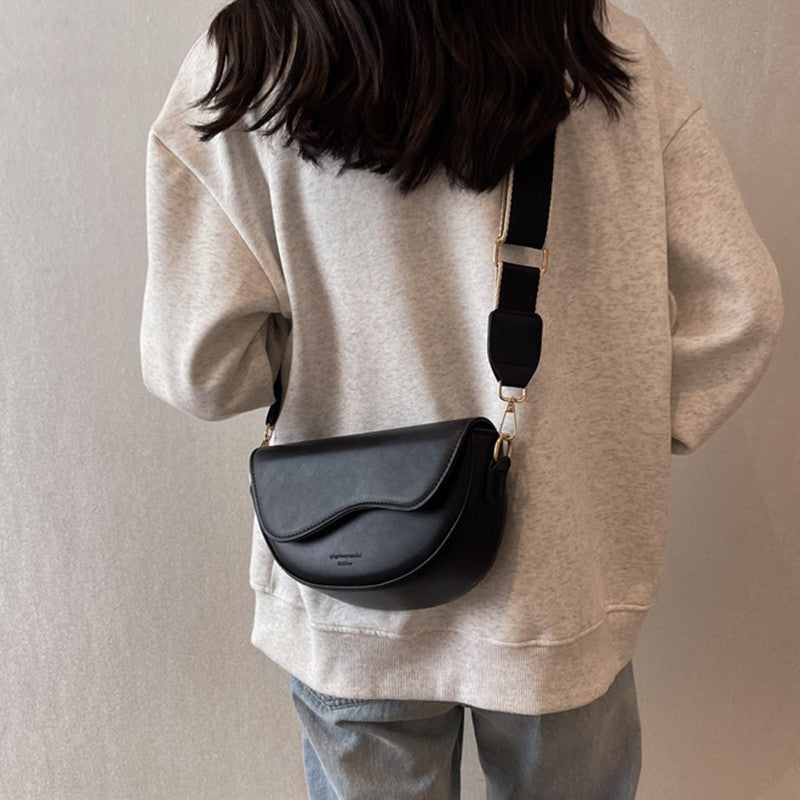 Bolsa Feminina Vintage Sela em Couro PU – Ombro e Transversal