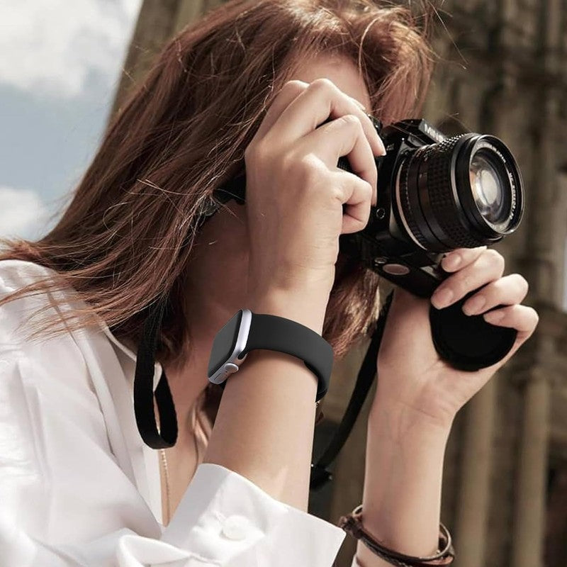 Pulseira Esportiva de Silicone para Apple Watch (38mm a 49mm)