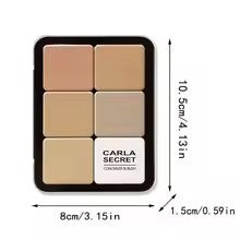 Paleta 12 Cores Creme – Corretivo, Blush e Contorno Matte em Estojo Metálico
