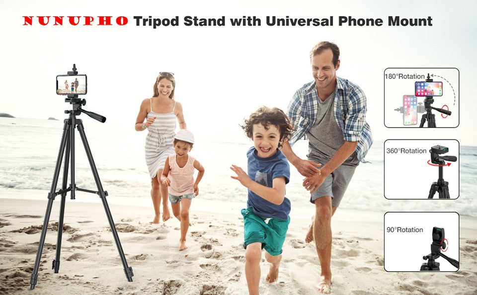 Tripé para Celular 102cm com Controle Bluetooth – Foto e Vídeo