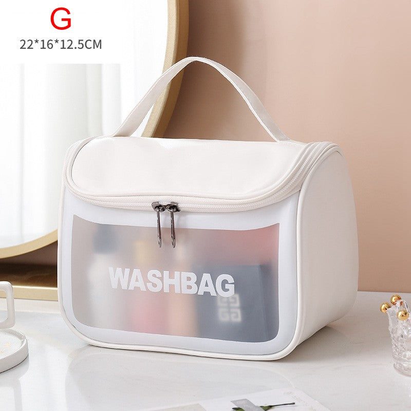 Necessaire Transparente Impermeável para Viagem – Bolsa de Maquiagem PVC