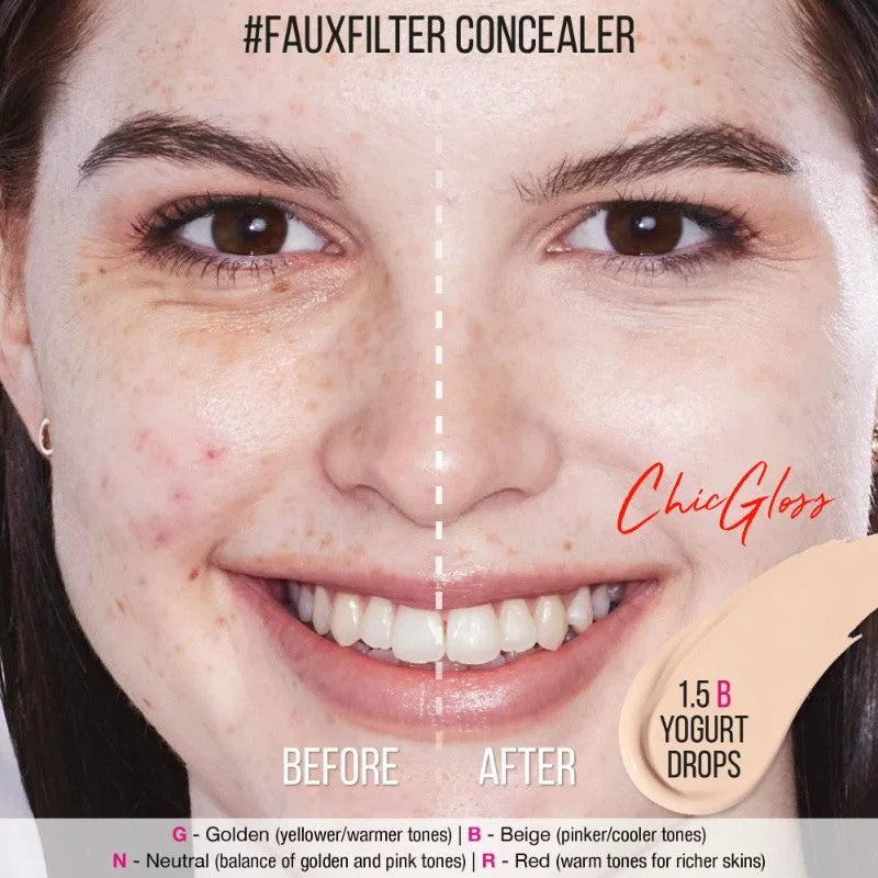 Corretivo Facial Huda Beauty – Cobertura para Olheiras, Sardas e Imperfeições